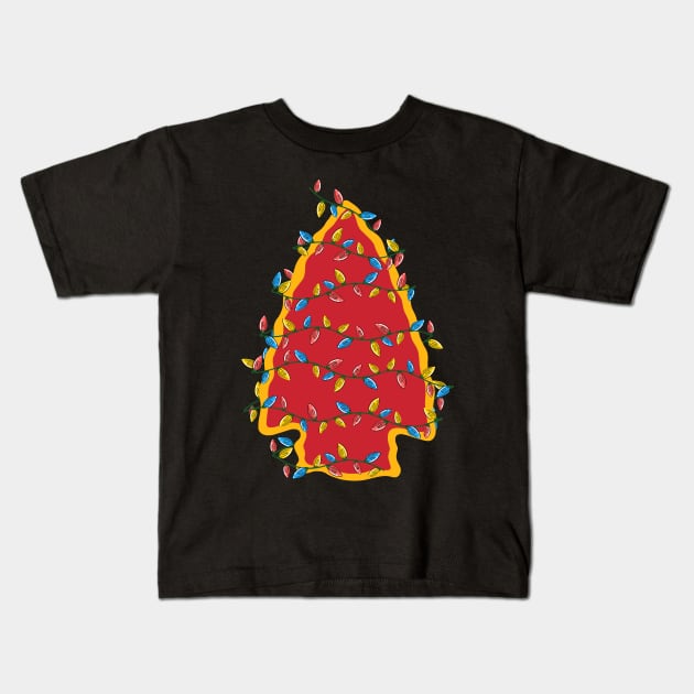 Chiefs Christmas Kids T-Shirt by Megadorim